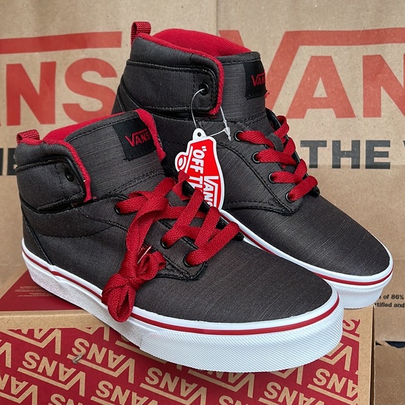 Vans Atwood Textile Black/Chili Pepper/White WMNS - Picture 5 of 16